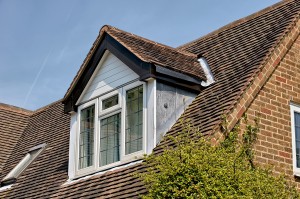 Painted wood effect fascia