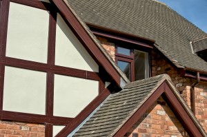 Rosewood Tudor beams
