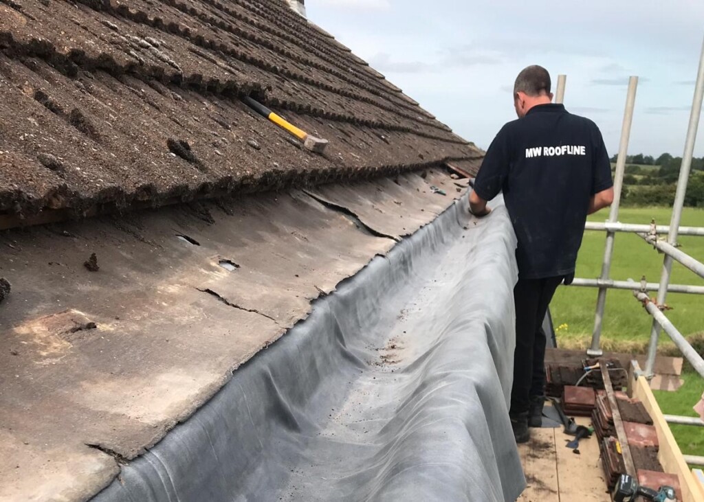 Concrete Gutter Lining